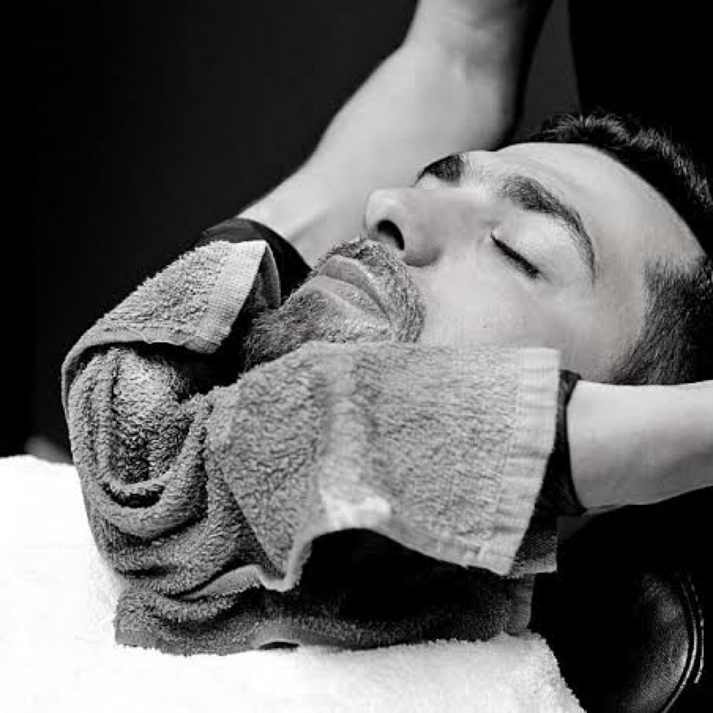 Men’s Cut, Beard, Wash+Steam Towel at Lunar Phases Salon in Valparaiso, IN