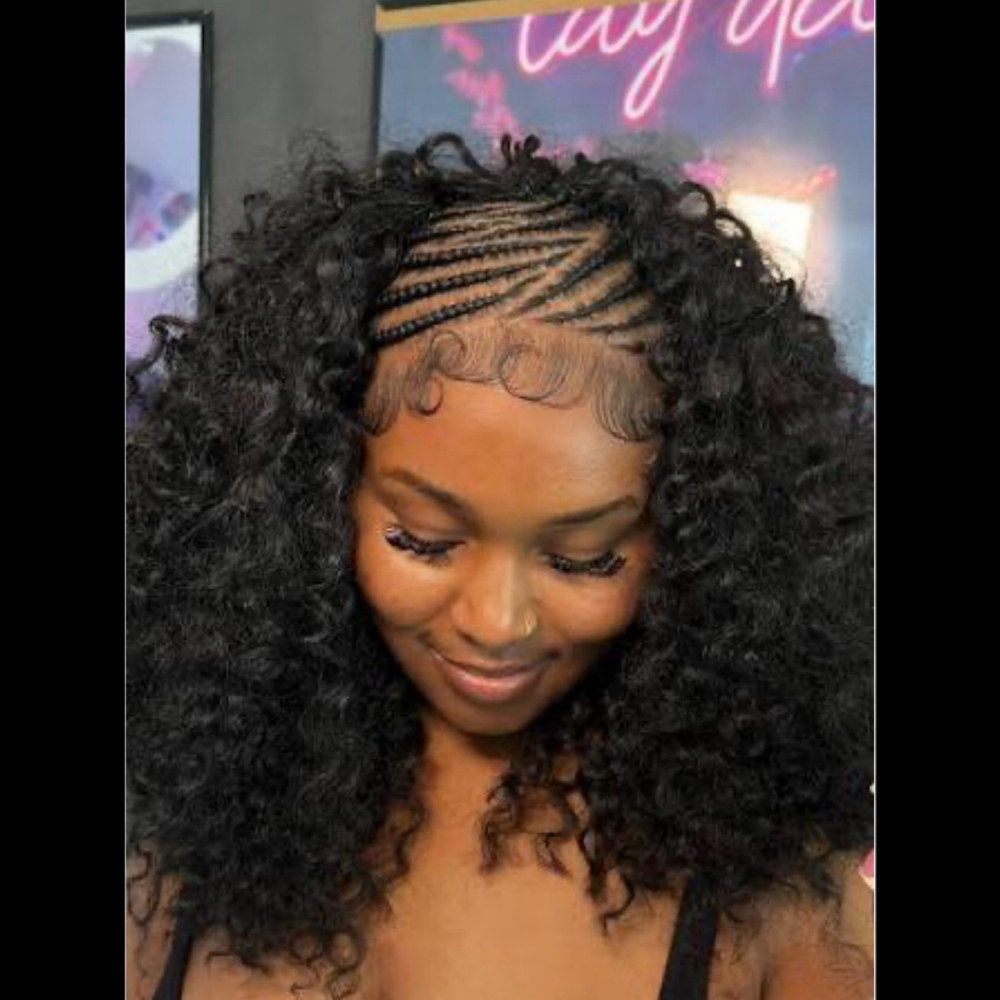 Fulani Braids w/Crochet Hair at XXI Shēk Hair Co. in Kingsland, GA