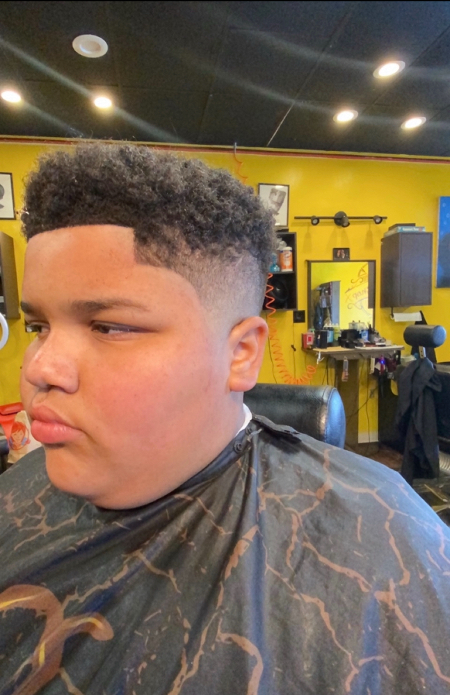 Kids Cut at Q The Barber in El Cajon, CA