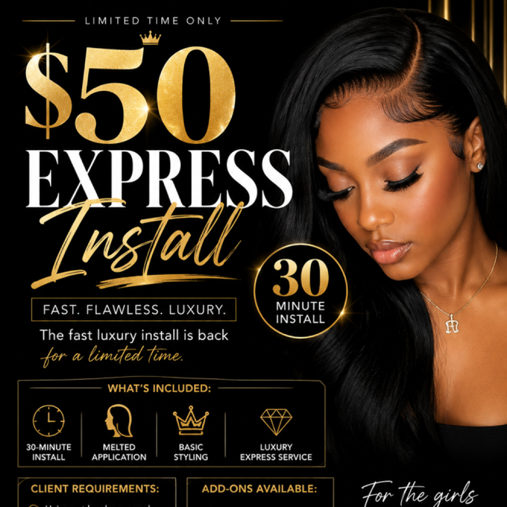 $50 ESSENTIAL EXPRESS INSTALL at CrownedAshleyH in Houston, TX