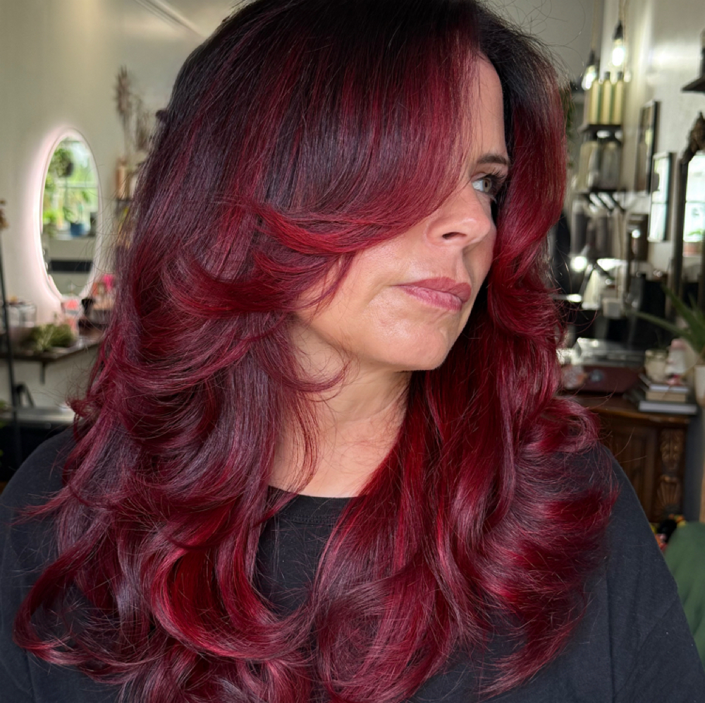 Partial Color Transformation at Alexis — Hair Alchemy in Delray Beach, FL