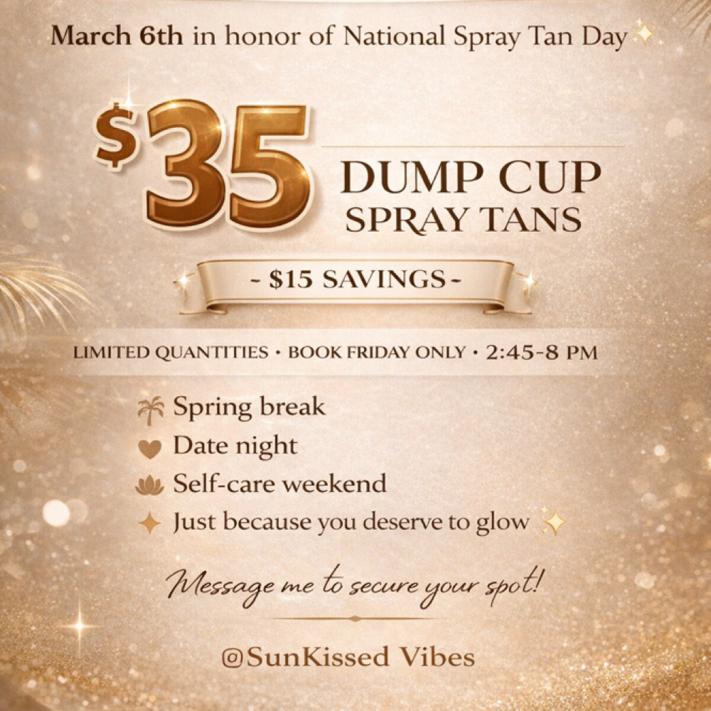 SunKissed Dump Cup at SunKissed Vibes in Port Huron, MI