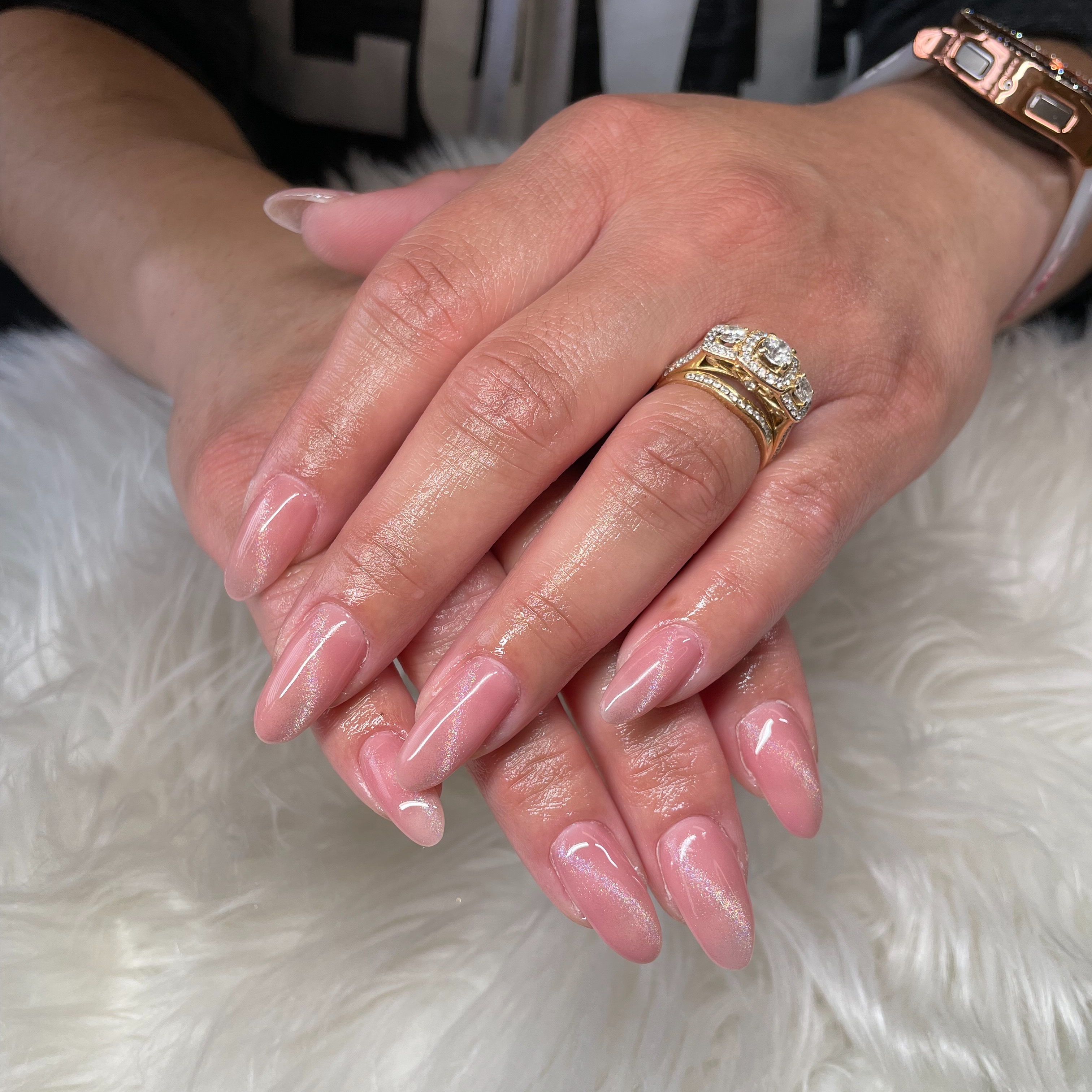 Gel manicure at The Klaw Lab in San Bernardino, CA