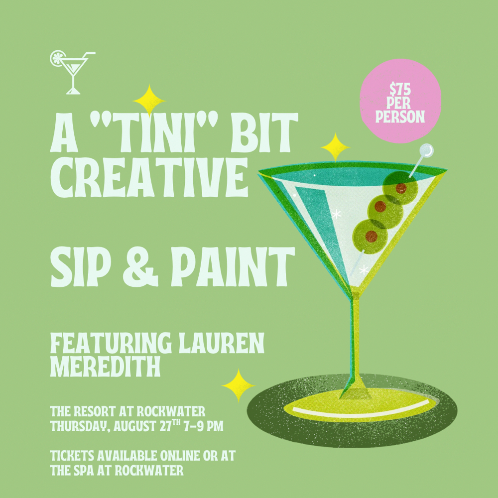 Sip and Paint at The Spa at Rockwater in North Little Rock, AR