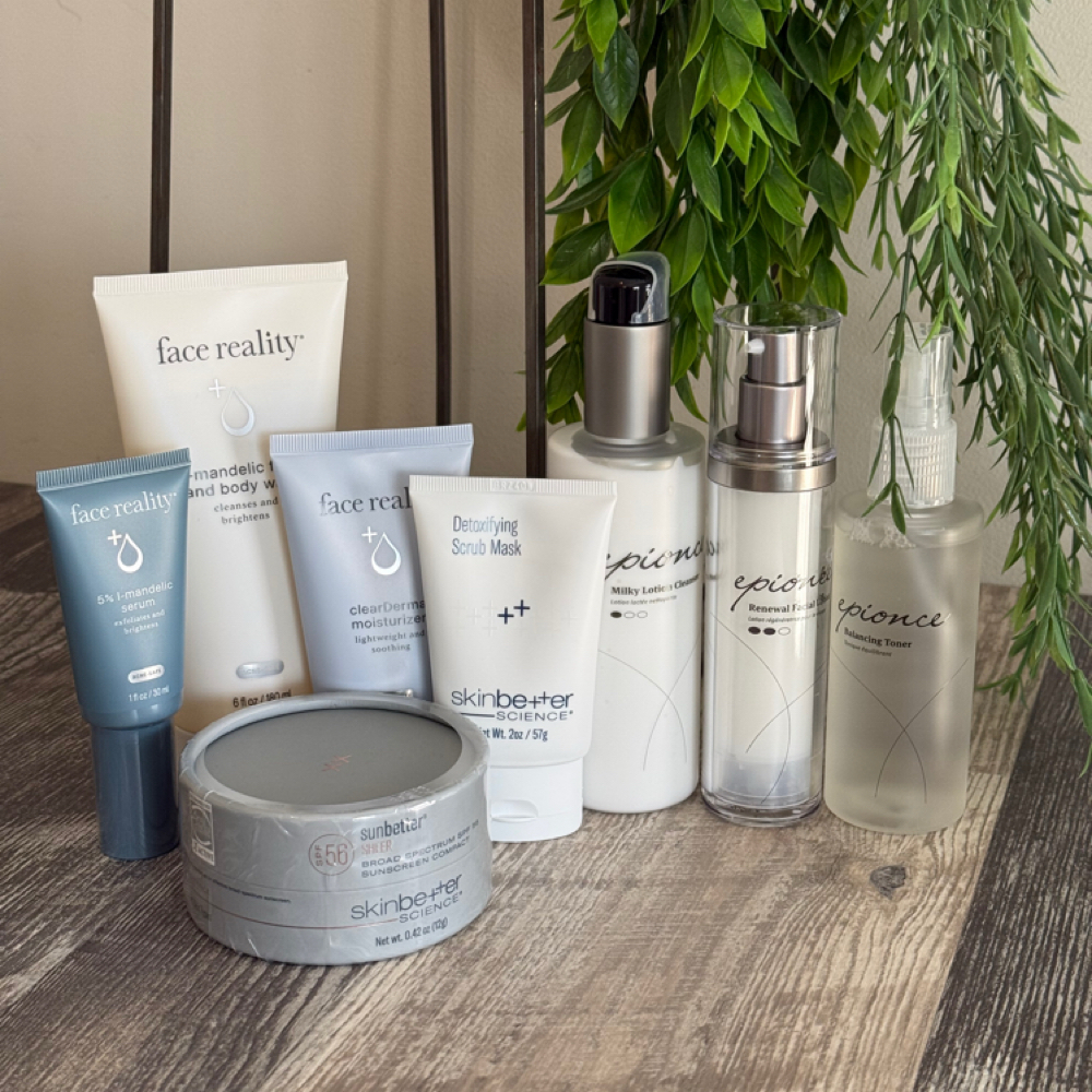 Medical Grade Skincare Products at Two Sparrows Wellness & Beauty Bar in Miles City, MT