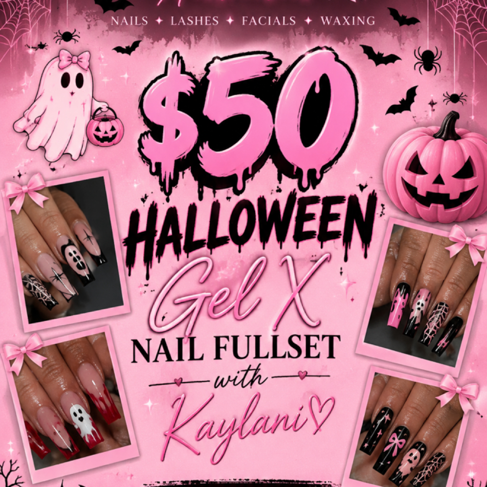 *Sale* Halloween Gel X Fullset $50 at Bombshell Aesthetics in Monaca, PA