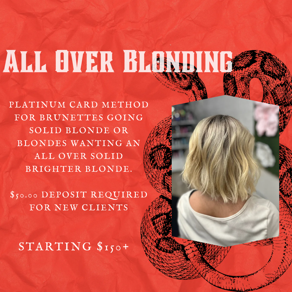 All Over Blonding