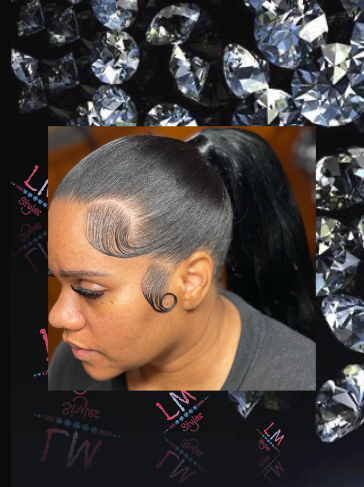 Sleek Ponytails
