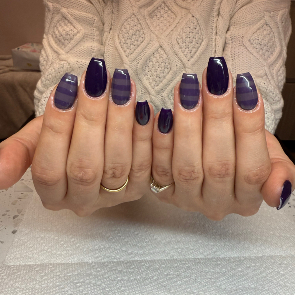 Hard Gel Maincure at Pinky Promise Nail Studio in Royal Oak, MI