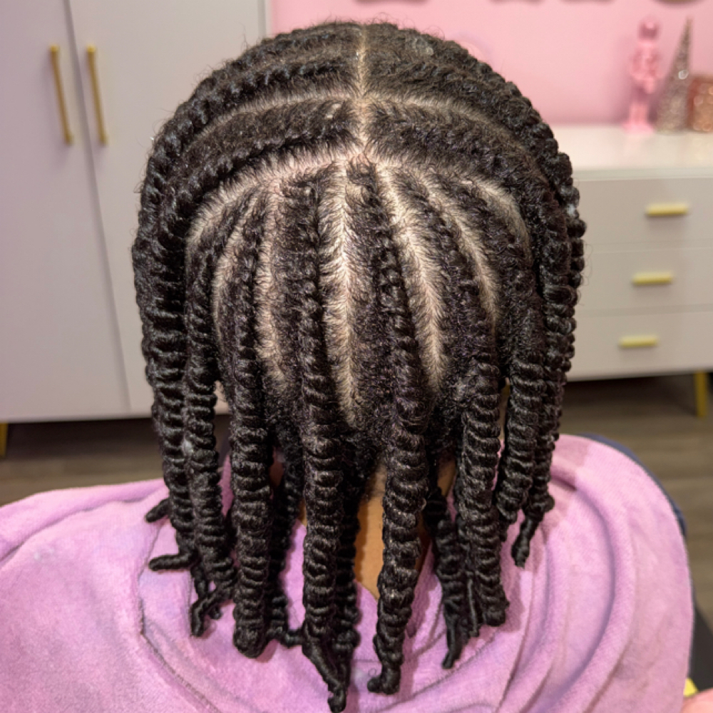 Flat Twist at Pungi’s Hair Craft LLC in Houston, TX