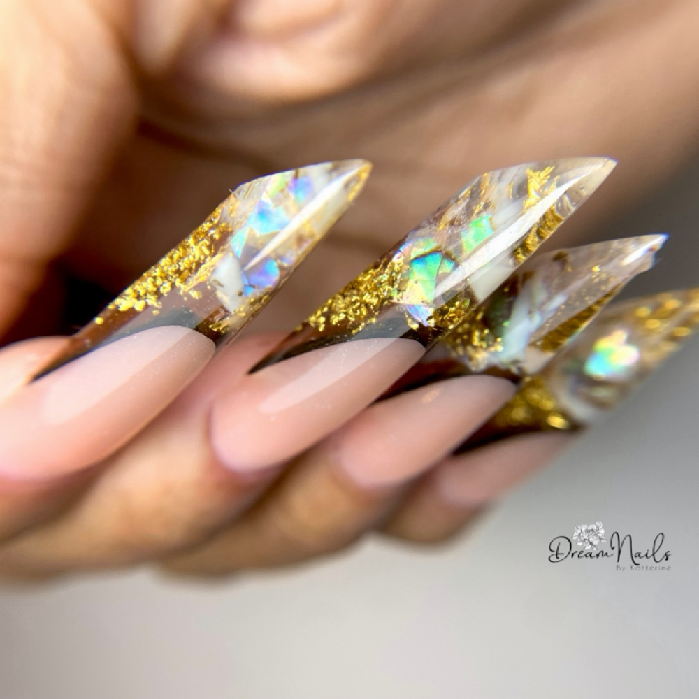 extreme extensions – European shape at Dream Nails By Katterine in Corona, NY