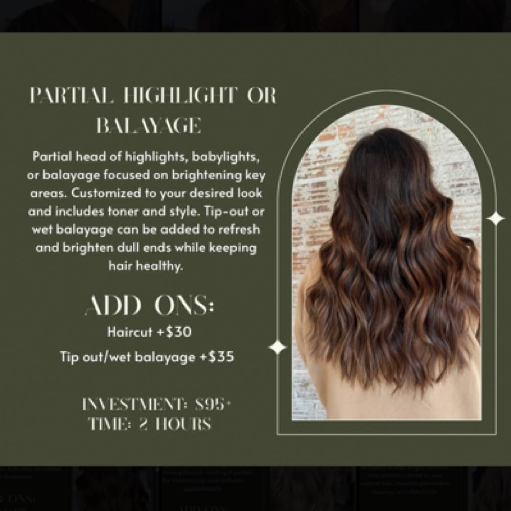 Partial Highlight Or Balayage at Beauty By Bailey in Cadott, WI