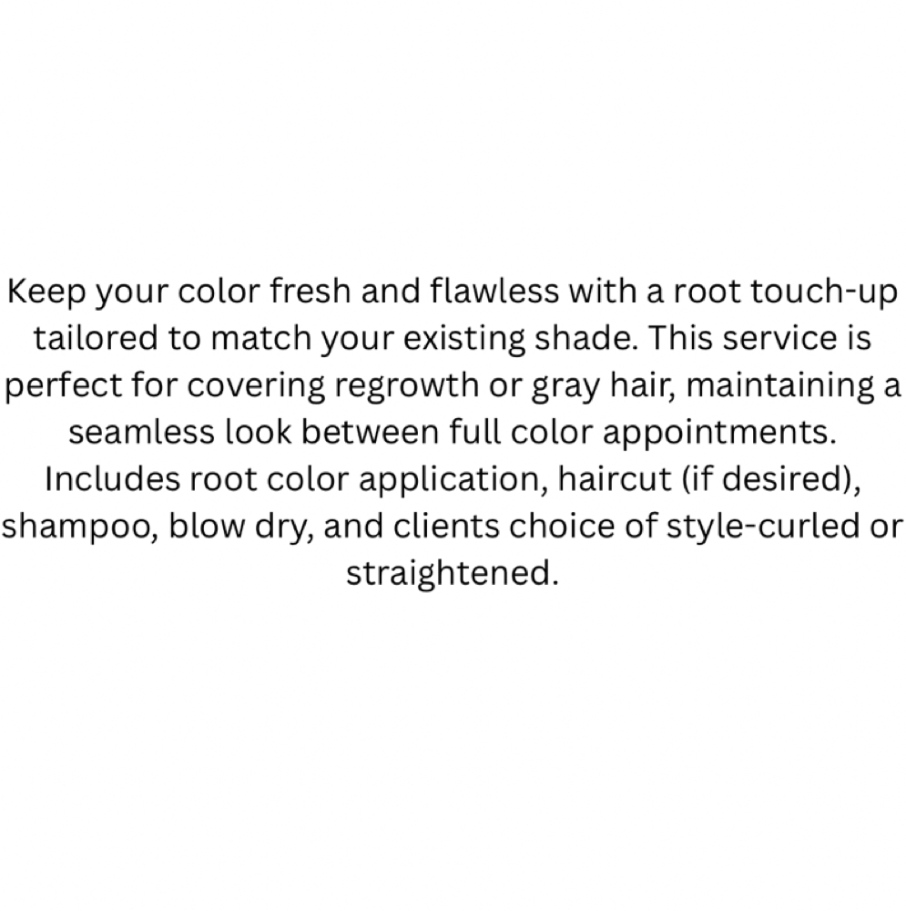 Root Retouch at Studio920 in Burlington, IA