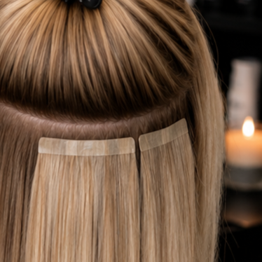 Tape-In Extensions at Milk and Honey Hair Collective in Auburn, CA