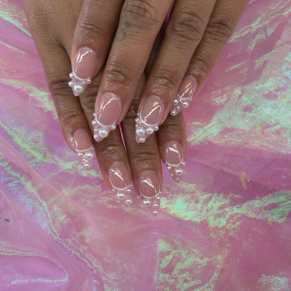✨ Gel-X Clean Girl at Jazzyliciouz Nailz in Baltimore, MD