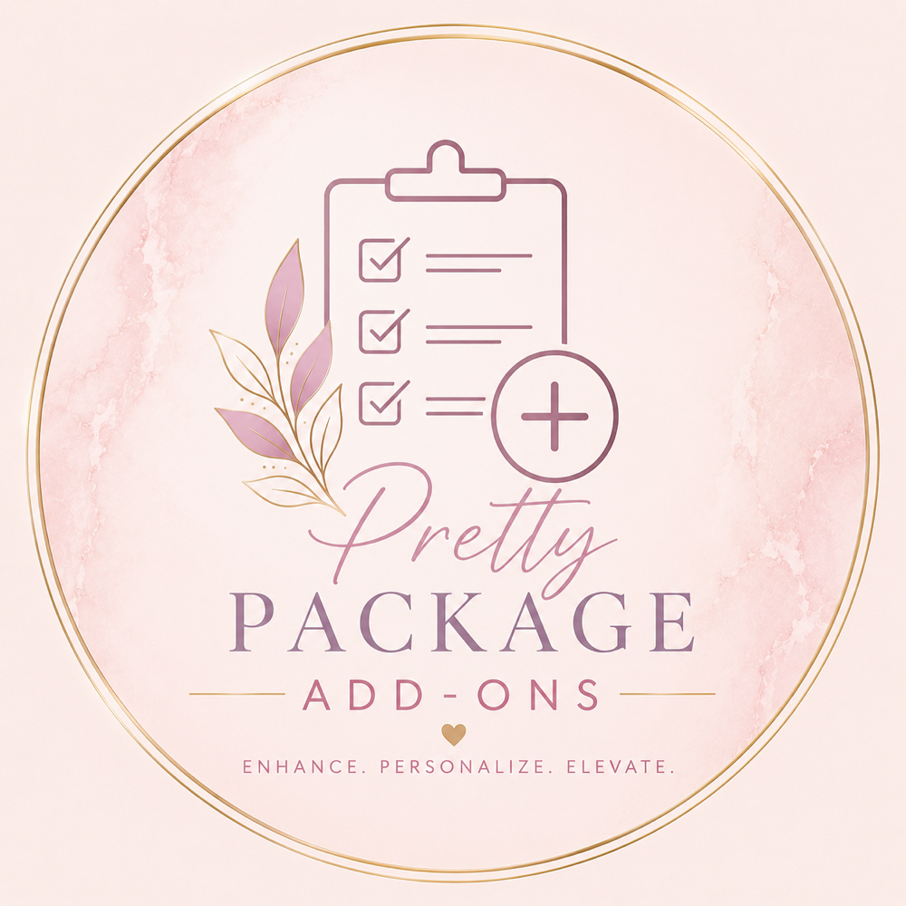 Pretty Package Add-Ons PLEASE READ at Pretty Defined Wellness Studio in Racine, WI