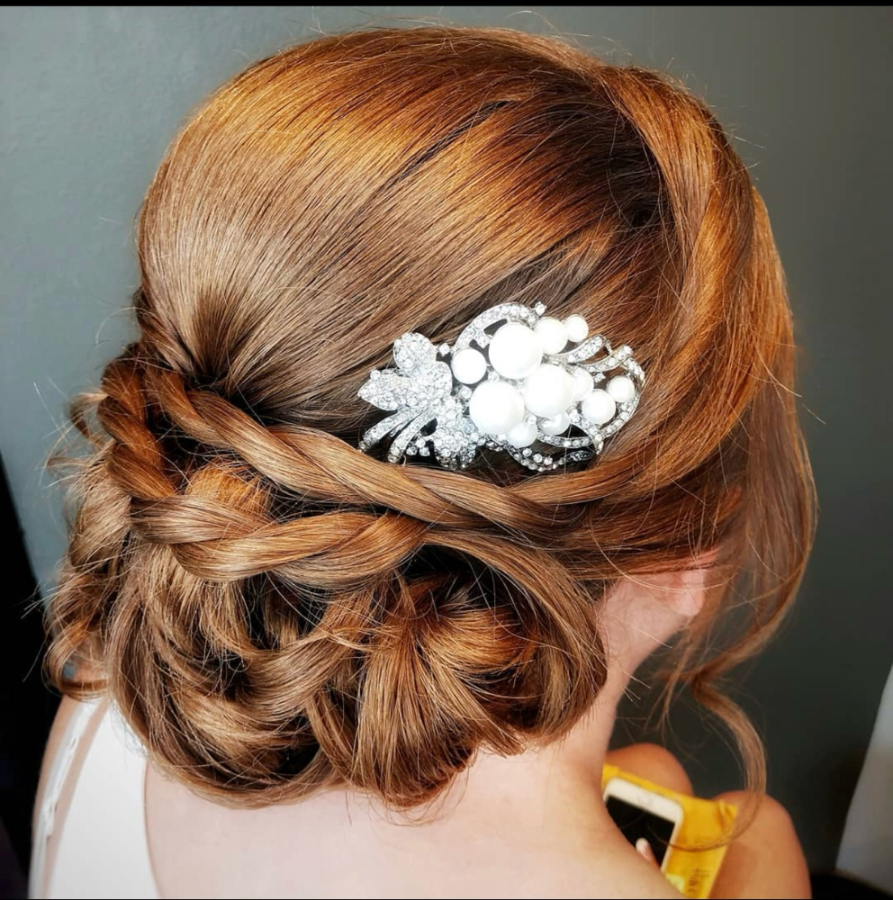 Bridal Updo Day Of