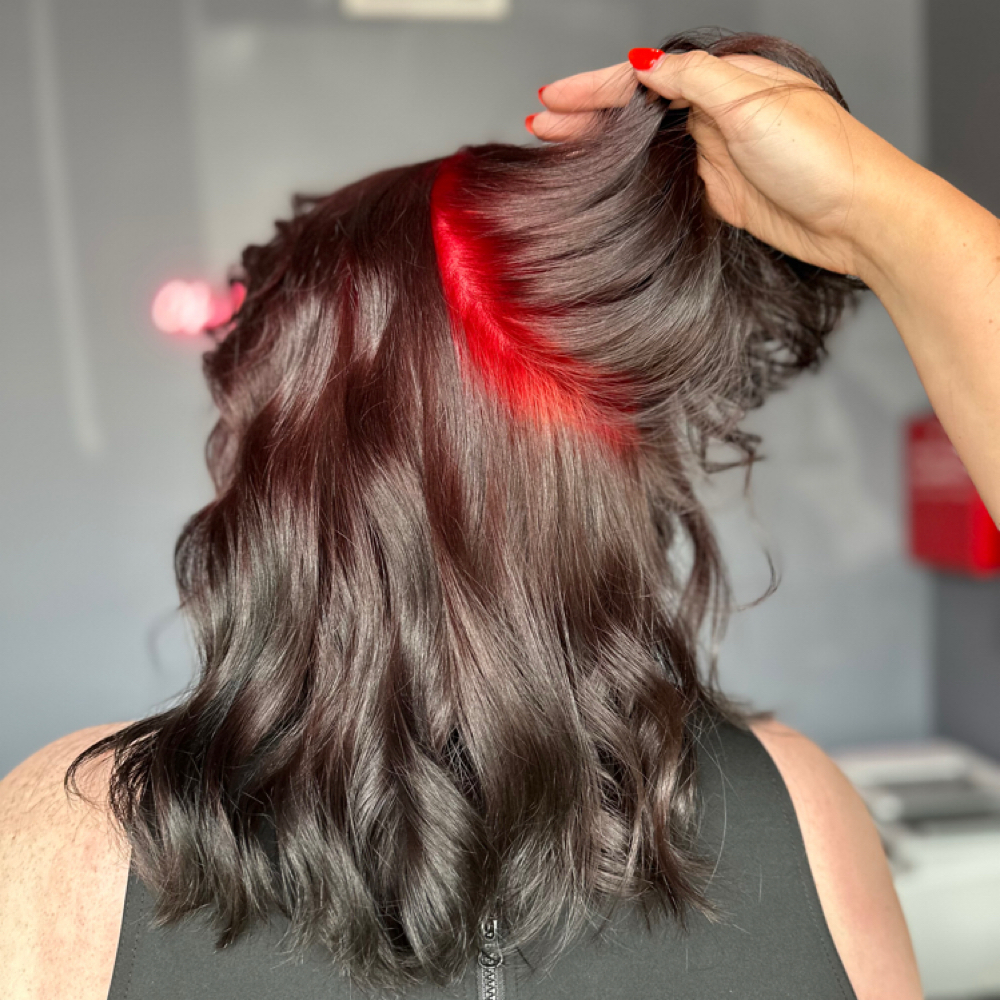 Root Retouch Blonding at Manes By Megs @ Pretty Things Studio in Providence, RI