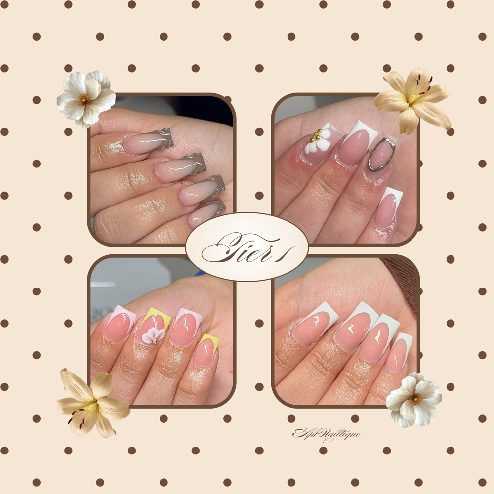 acrylic full set tier 1 at APL Nailtique in Thornton, CO
