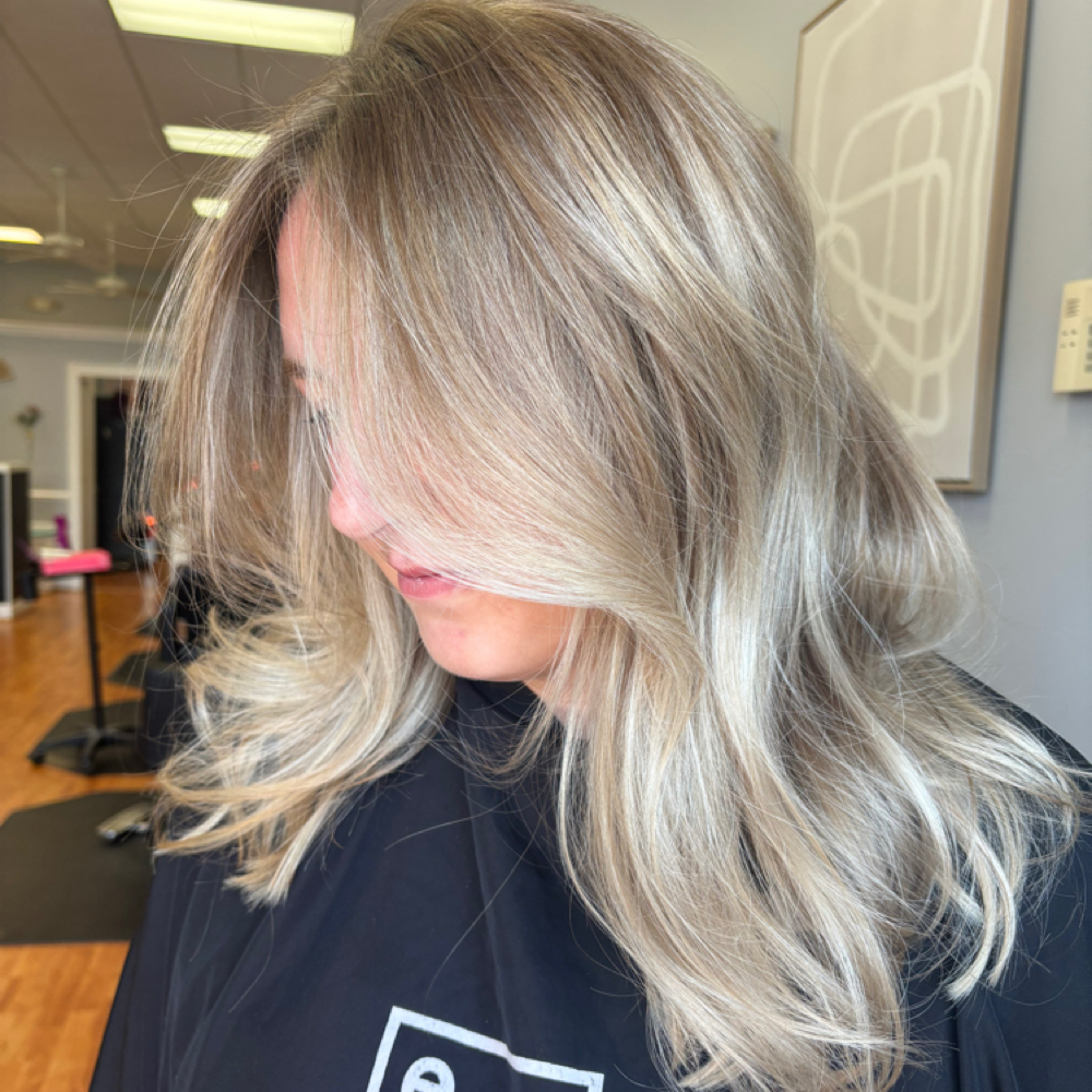 Full lived-in/balayage at Southern Allure Salon in New Bern, NC