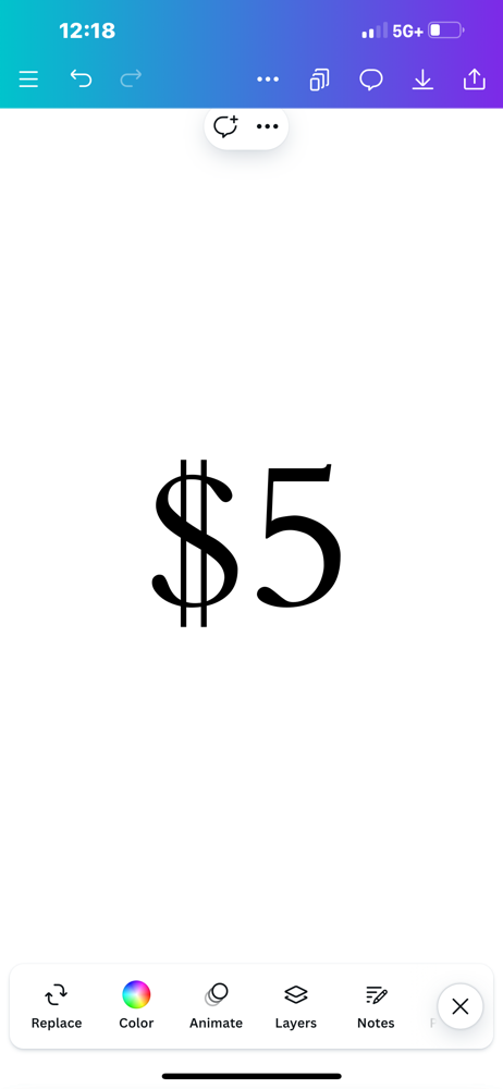 $5 add on