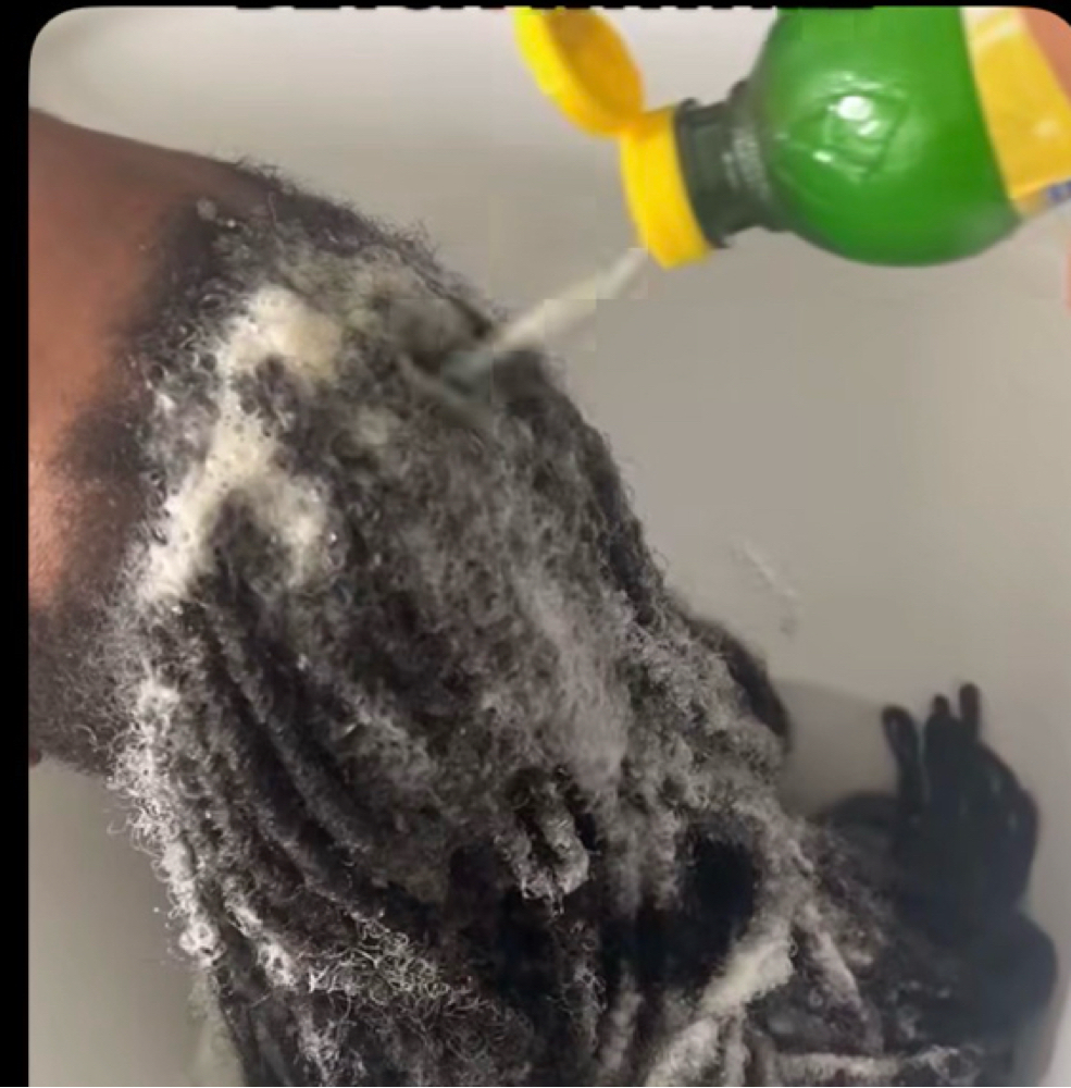 Dread Detox at Afrokreyol braiding salon in Plantation, FL
