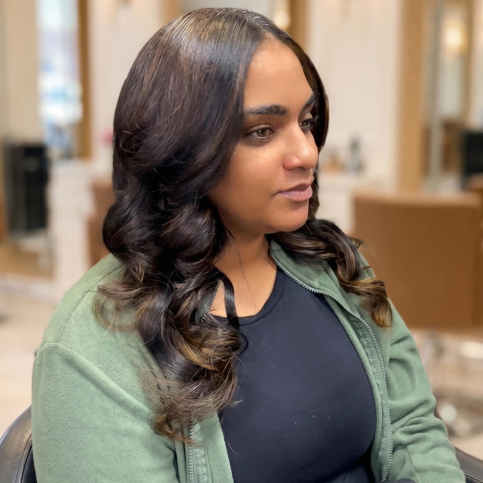 Partial Sew-In at Elite Hair Studio and Spa in Philadelphia, PA