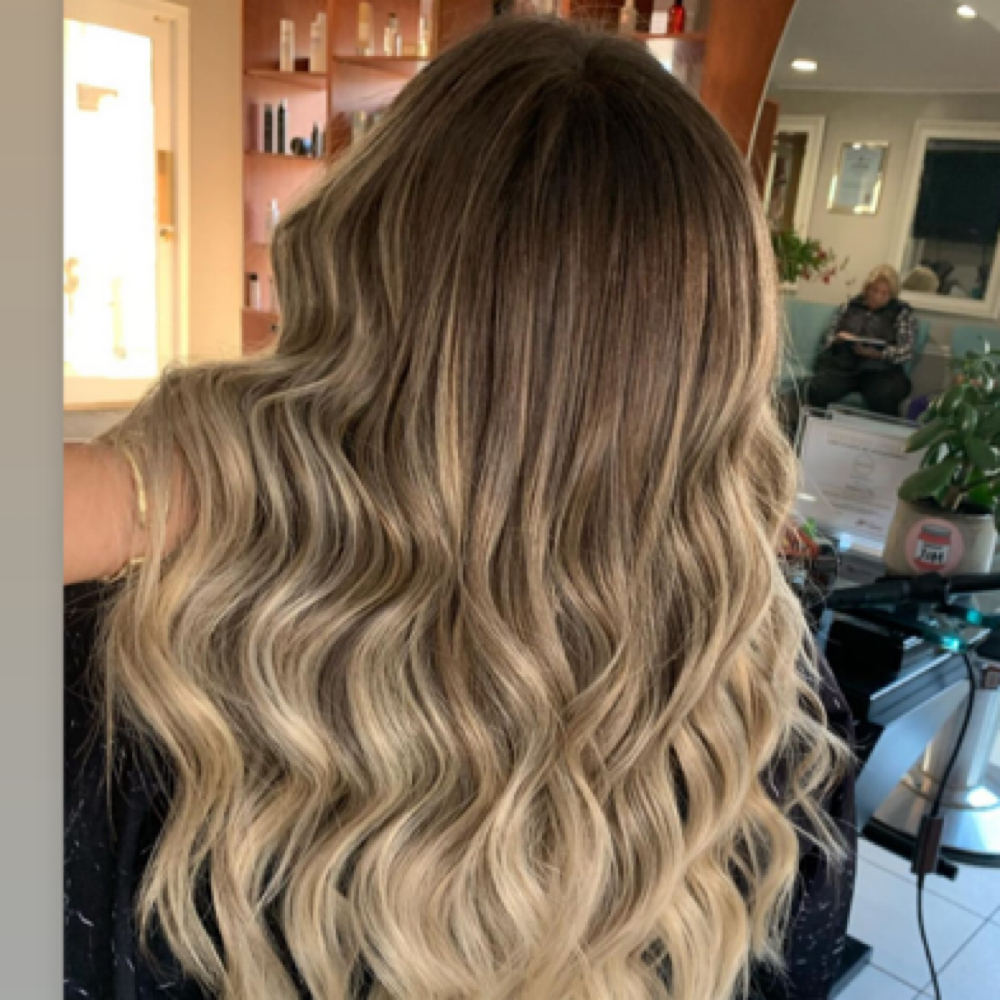 Balayage (Foil Balayage) at Hairbysotheavy in Framingham, MA