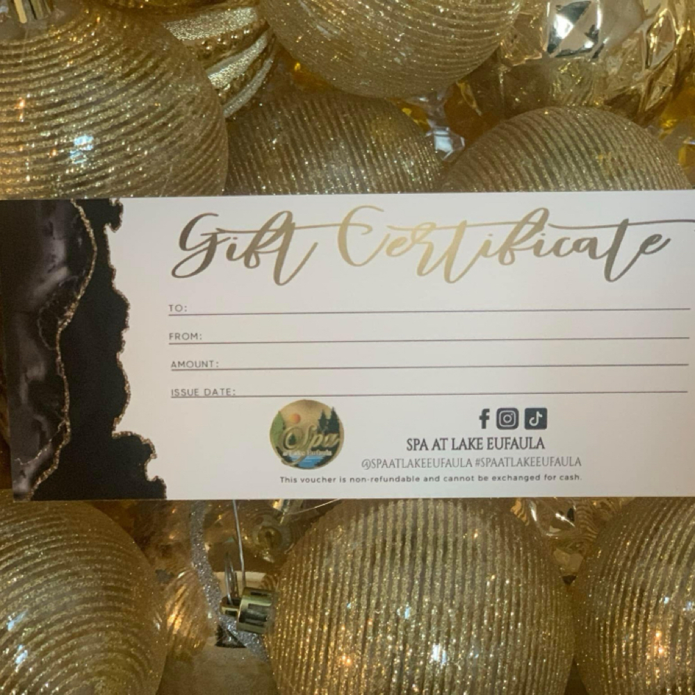 Gift Cert. Rezenerate Facial+2 at Spa at Lake Eufaula in Eufaula, AL