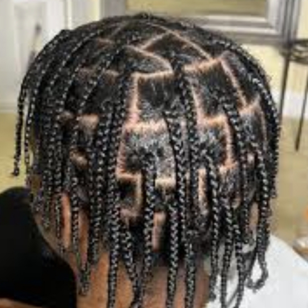 Man Boxbraids at Favourite Hair Braiding in Cantonsville, MD