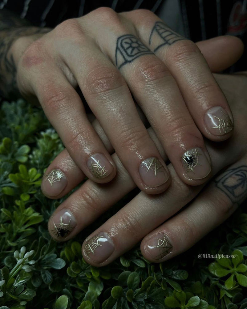 Gel Manicure w/Level 1 Nail Art