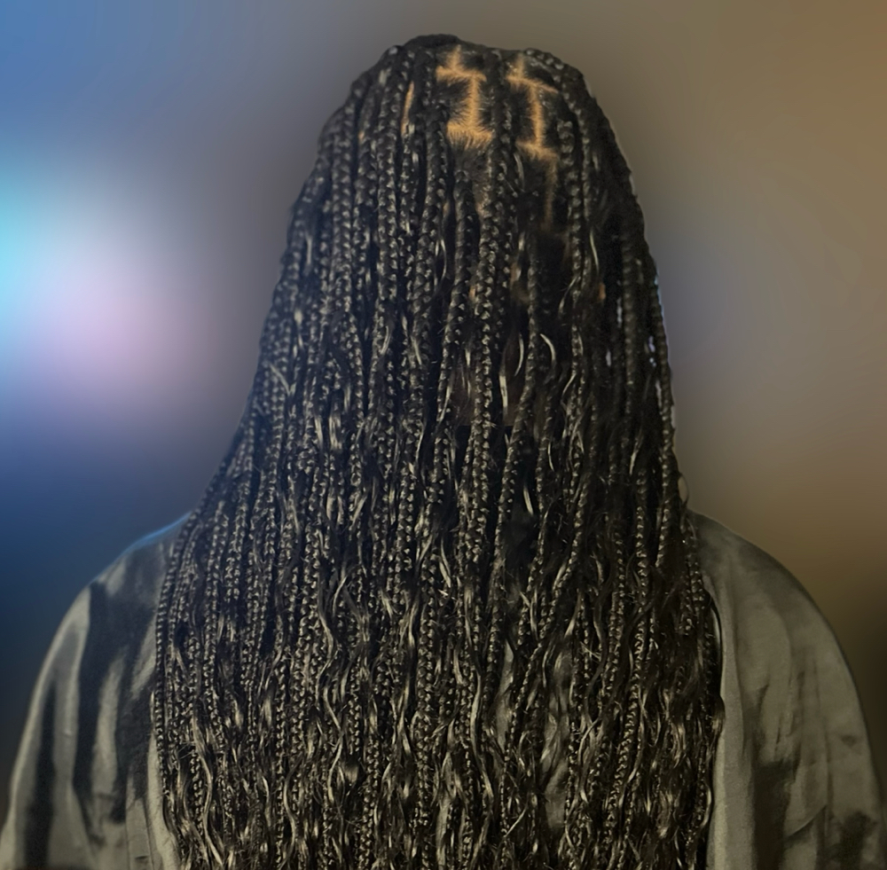 Human/Synthetic Boho Knotless: Med.