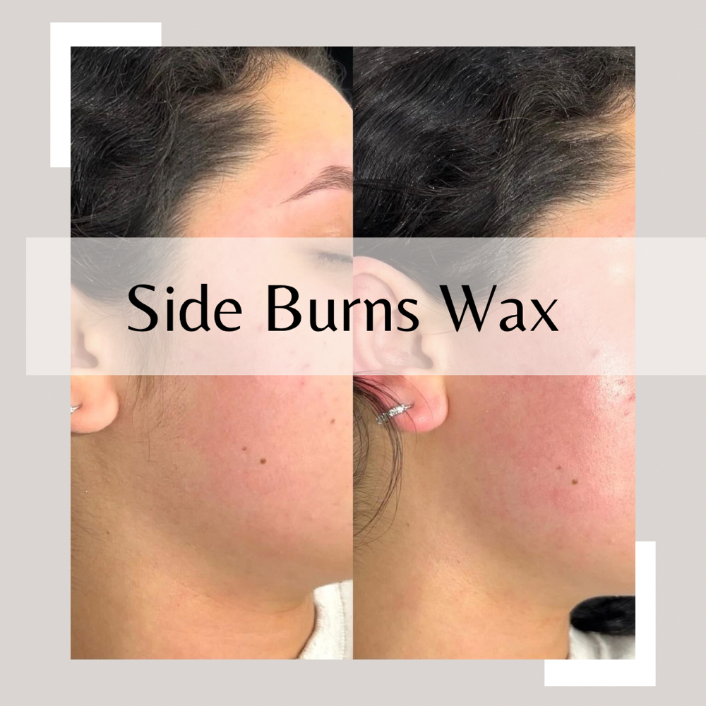 Side burns wax at Lashes By Lori in Oceanside, CA