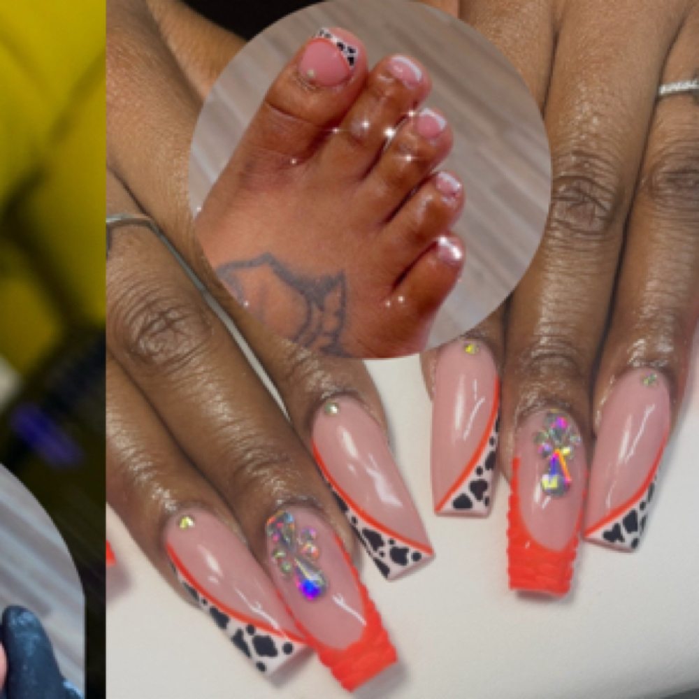 Acrylic Set & Acrylic Toes at LC BEAUTY in Cleveland Oh, OH