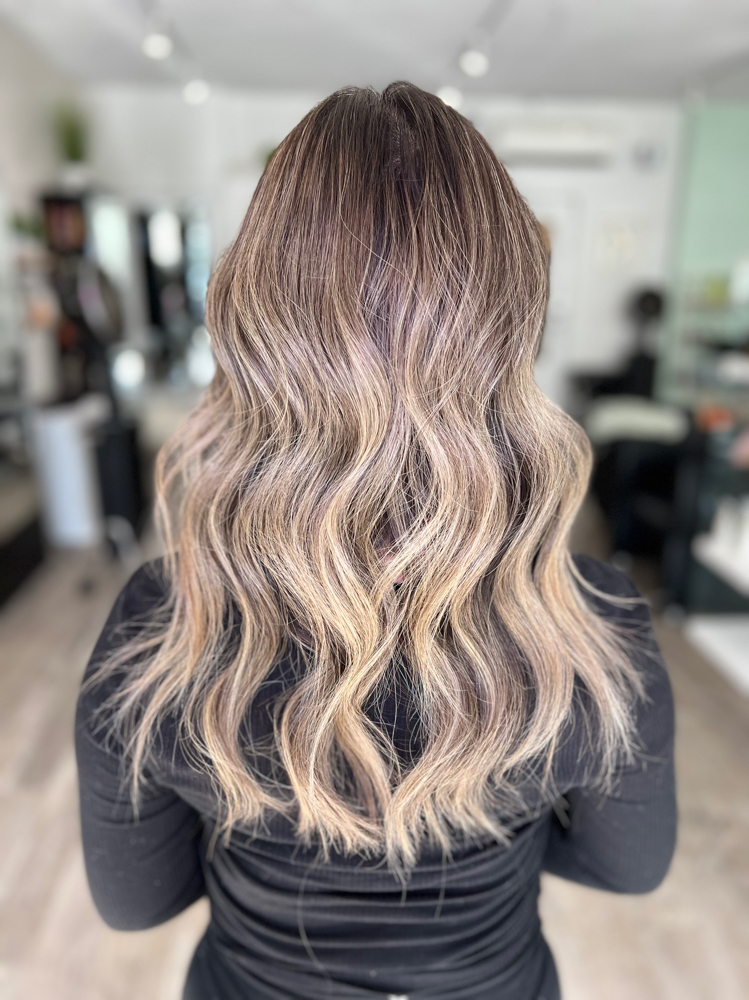 Partial Balayage/foils