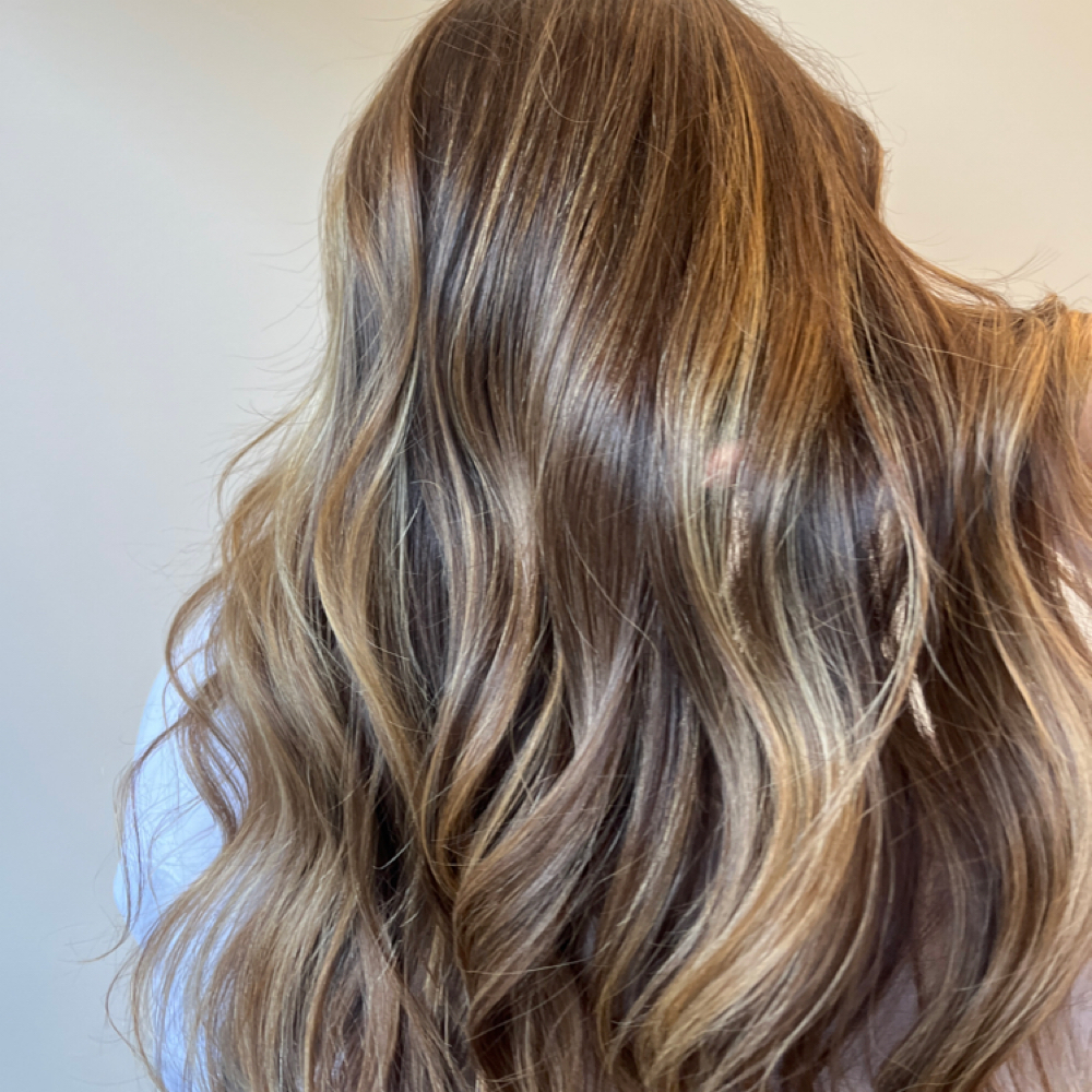 Glaze/Gloss Refresh & Blowout at The Bronde Bungalow in Newtown Square, PA