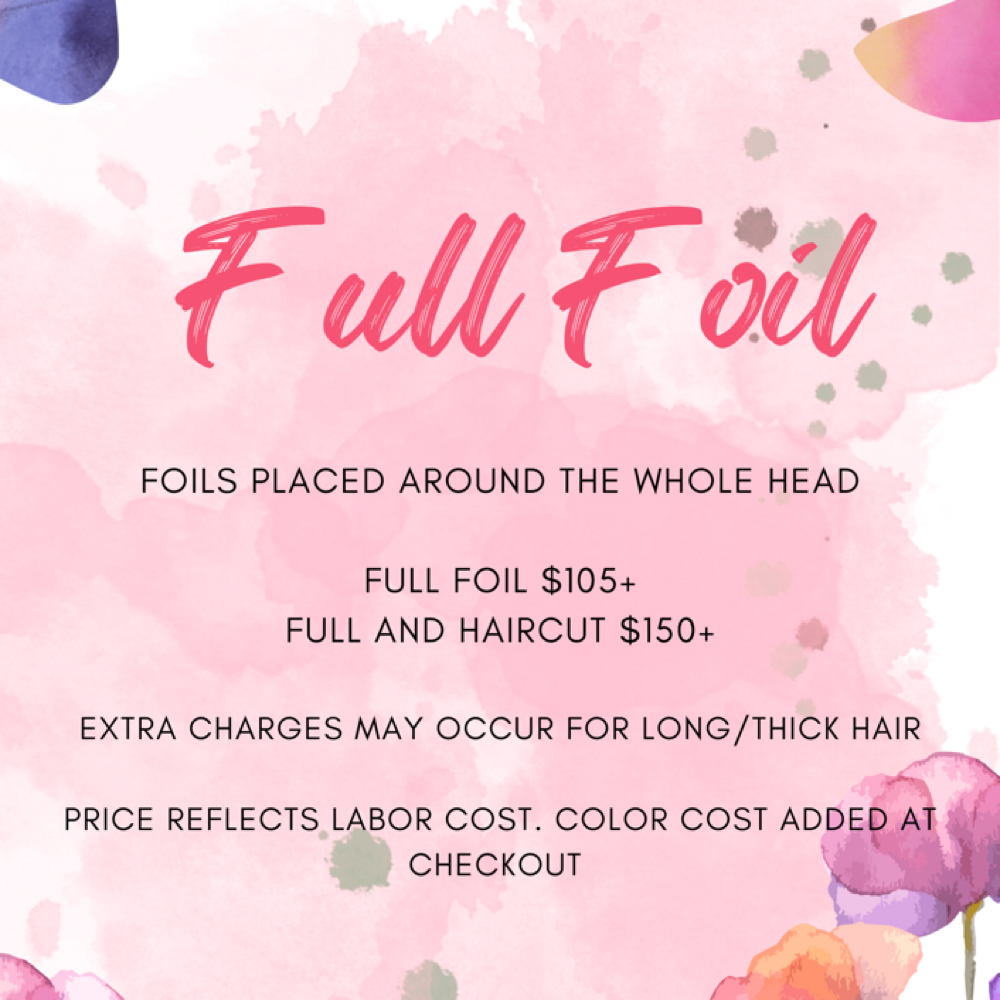 Full Foil at Manda at Allure Salon Studios in 66503