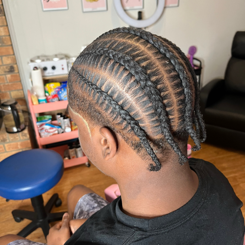 Men Stitch Braids at Luvbeautybypink in Lithonia, GA