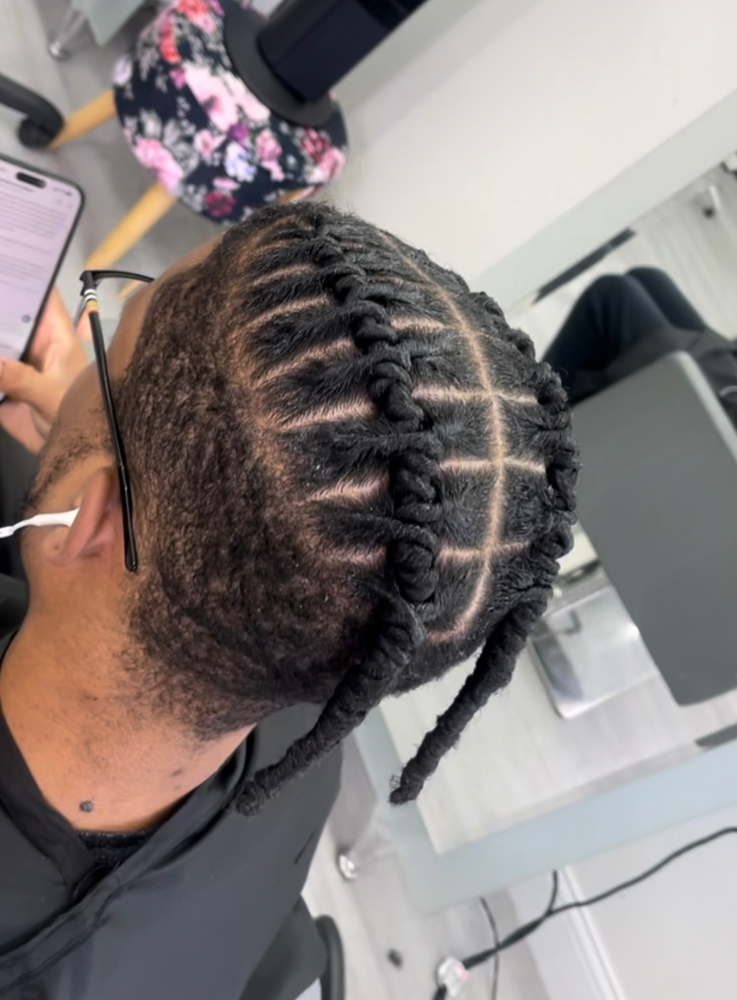 Invisible Locs Barrell Twist