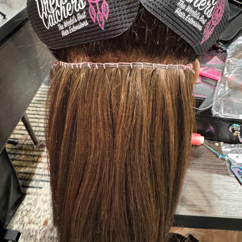 Invisible Bead Extensions (IBE) at theLoft Social Hair Studio LLC. in Alexandria, VA