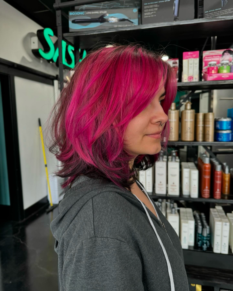 Vivid Refresher at Retro Hair Vibes in Clarksville, TN