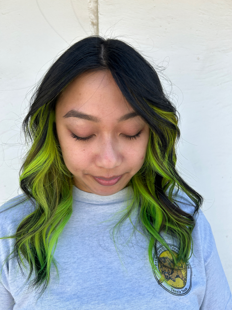 partial highlight // color block