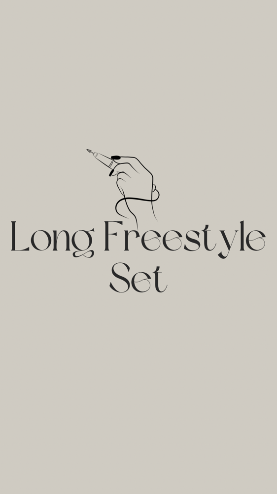 LONG acrylic freestyle set