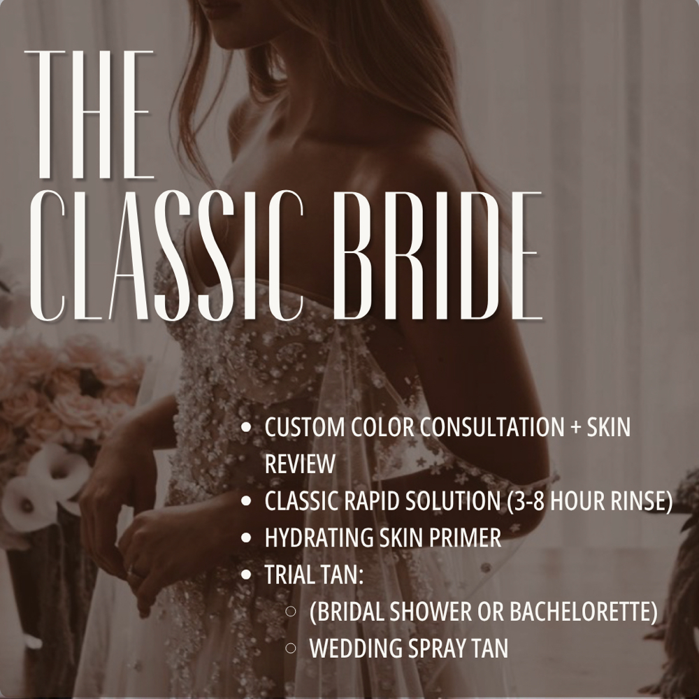 The Classic Bride at TANCIETY Mobile Spray Tan in Queens, NY