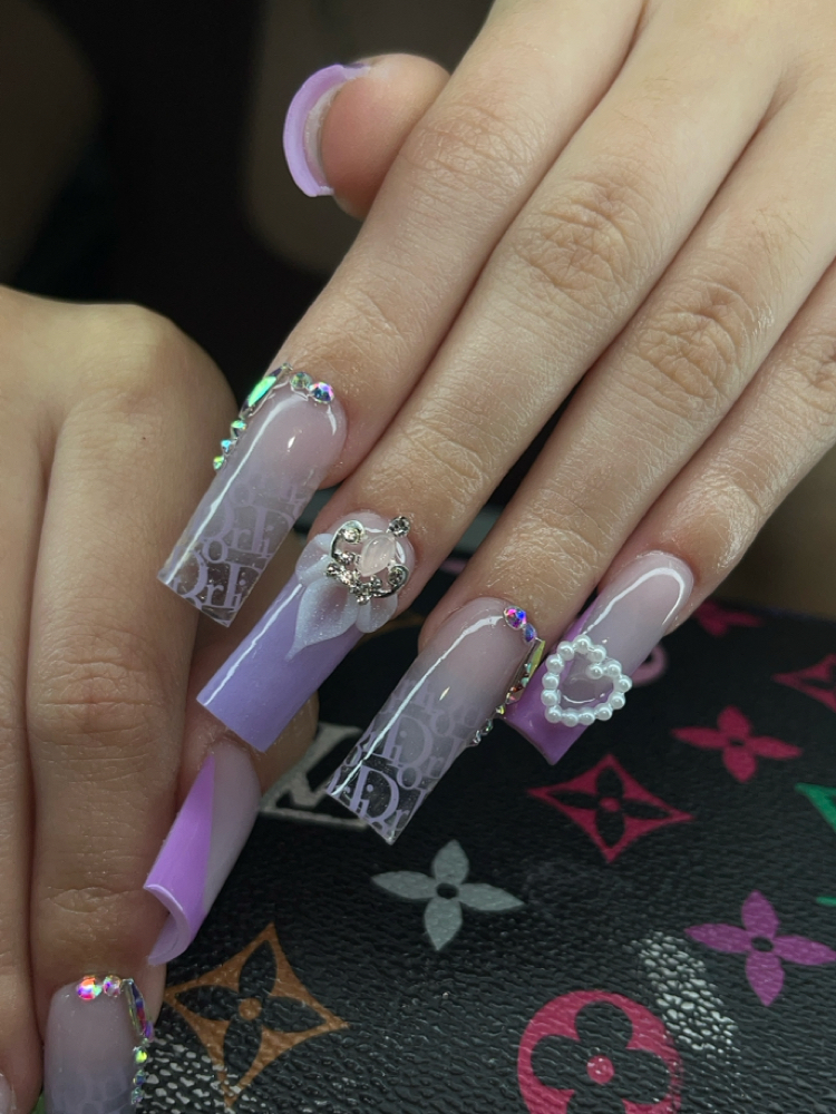 Medium Nail set at Jenene Garza in corpus christi, TX