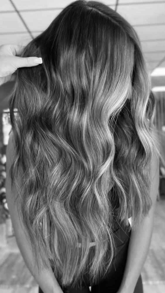 Double Process Balayage at AngelaDoesHair in New Mexico, NM