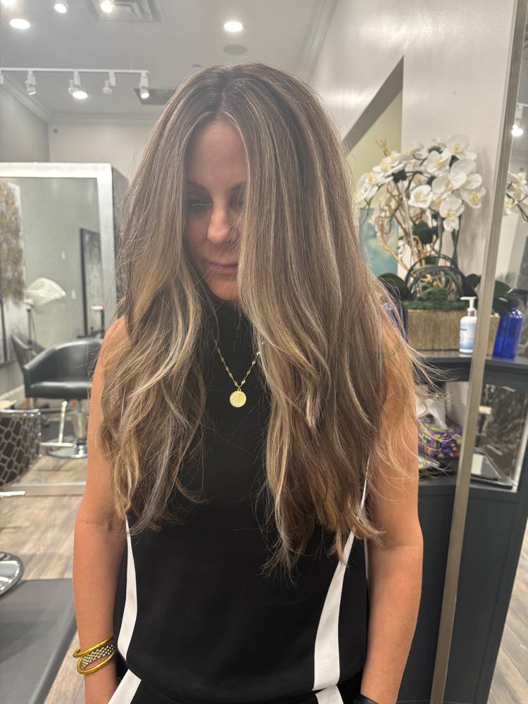 Partial Highlight at Modern Monroe Hair Co. in Rockwall, TX