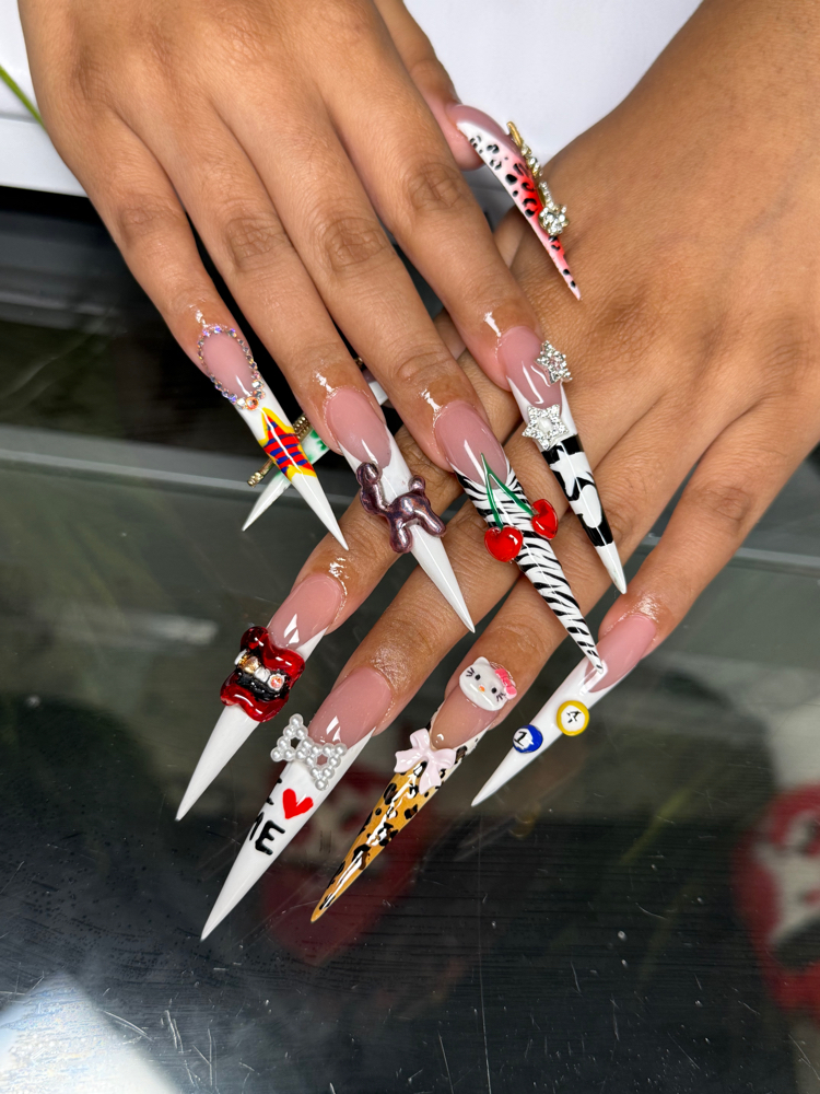 XXXLong Set + Designs at ChantelBossynails in Charlotte, NC