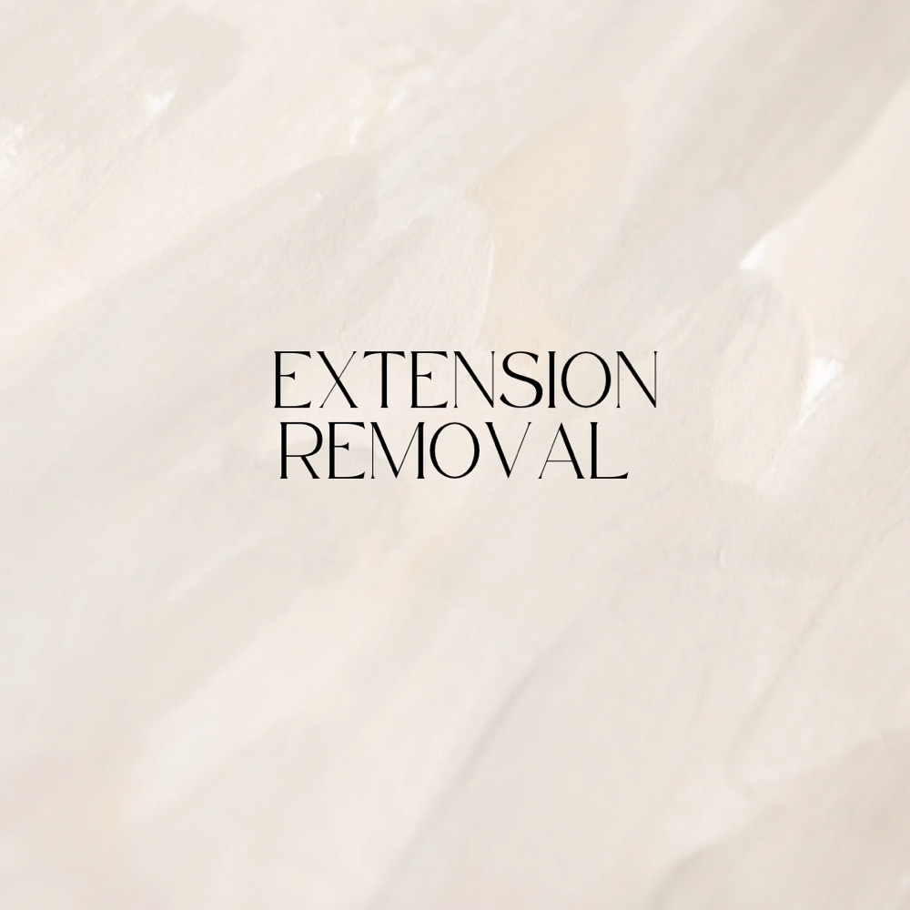 Extension Removal Wash & Style