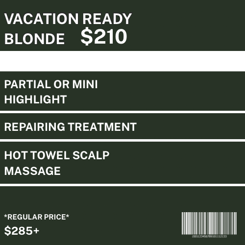 VACATION READY BLONDE✈️